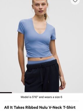 lululemon athletica All it takes Ribbed V‑Neck T-Shirt